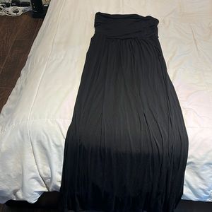 Active USA strapless double pocket maxi dress